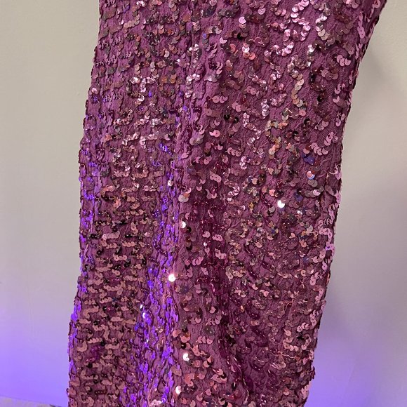 Pink Sequin Dress - Picture 8 of 9